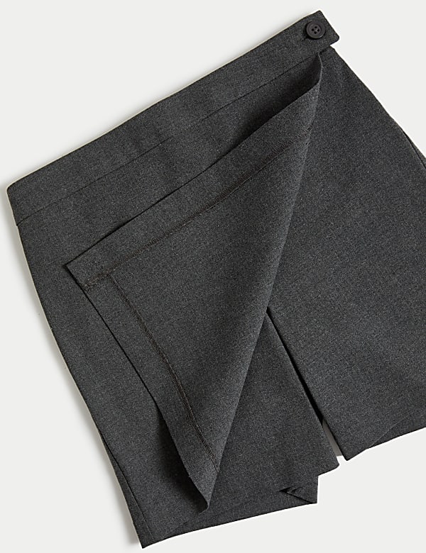  Girls' Jersey School Skort (2-18 Yrs) - DK