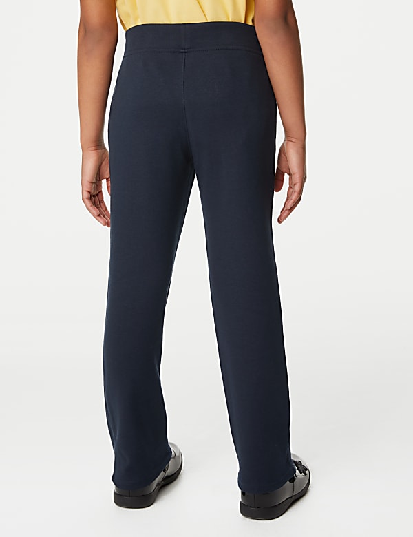 Girls' Regular Leg Jersey School Trousers (2-16 Yrs) - KR