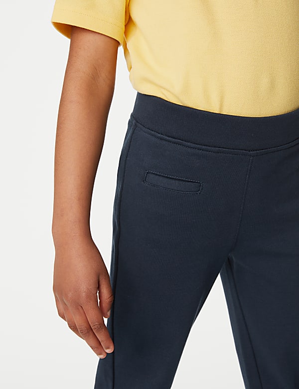 Girls' Regular Leg Jersey School Trousers (2-16 Yrs) - KR