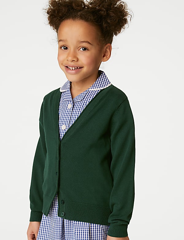 2er-Pack Schulstrickjacken f&uuml;r M&auml;dchen aus reiner Baumwolle (3&ndash;18 Jahre) - DE