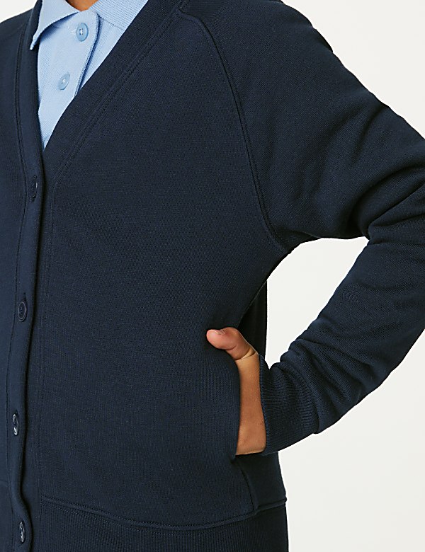 Girls' Jersey School Cardigan (2-18 Yrs) - JO