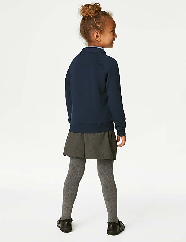 Girls' Jersey School Cardigan (2-18 Yrs) - JO