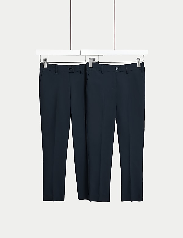 Lot de 2 pantalons filles skinny, parfaits pour l’école (du 2 au 18 ans) - LU