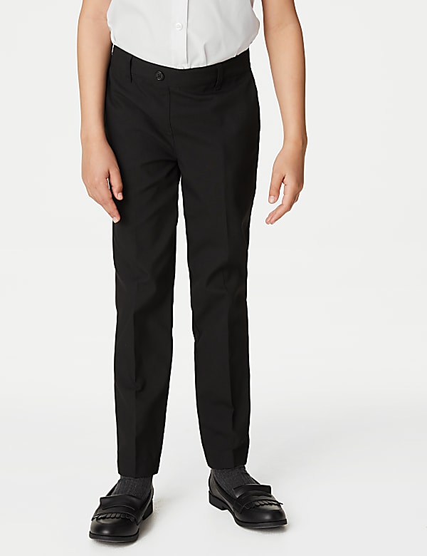 Lot de 2 pantalons filles faciles à enfiler, parfaits pour l’école (du 3 au 18 ans) - CH