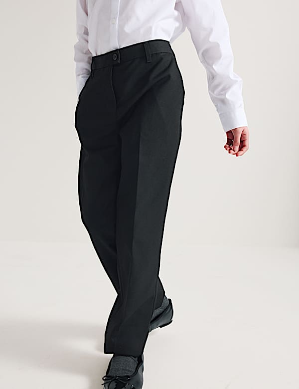 2 Pack Girls Regular Leg Trousers (2-18 Yrs) - AL