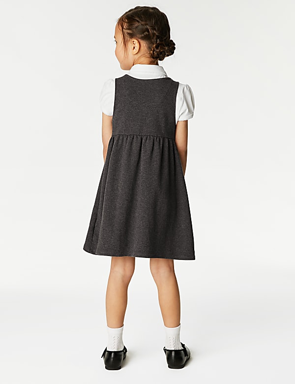 Pichi escolar de punto con bolsillo de corazón para chicas (2-12 años) - US