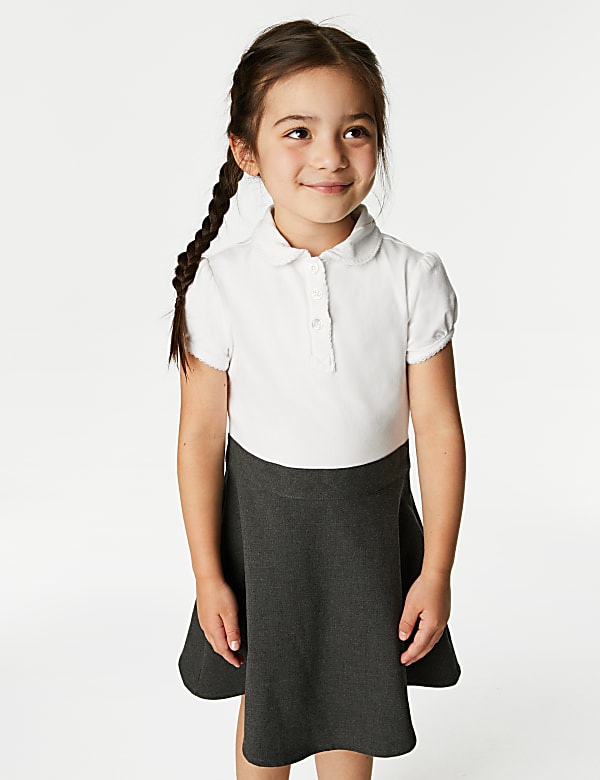 M&s grey school pinafore discount