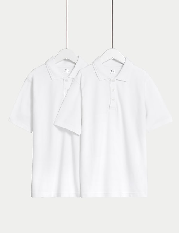 兩件裝中性便穿學校 polo 衫（2 至 18 歲） - HK