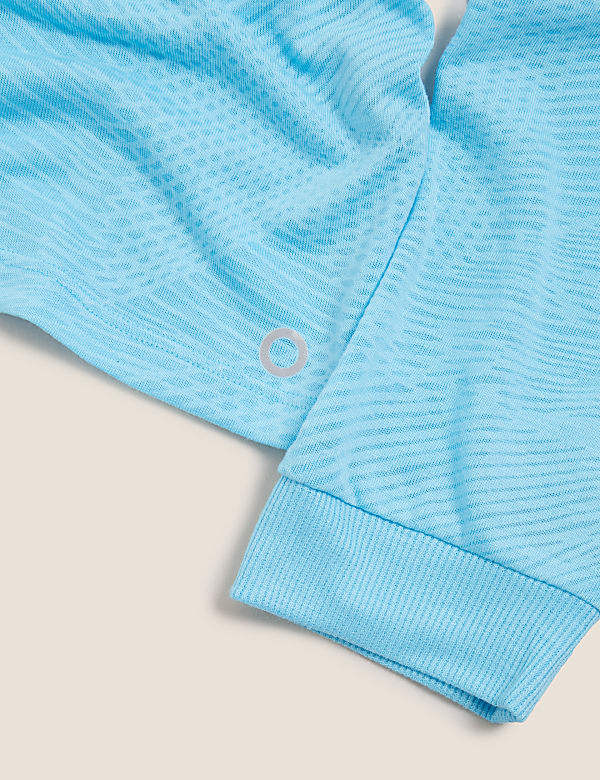 Long Sleeve Burnout Sports Top