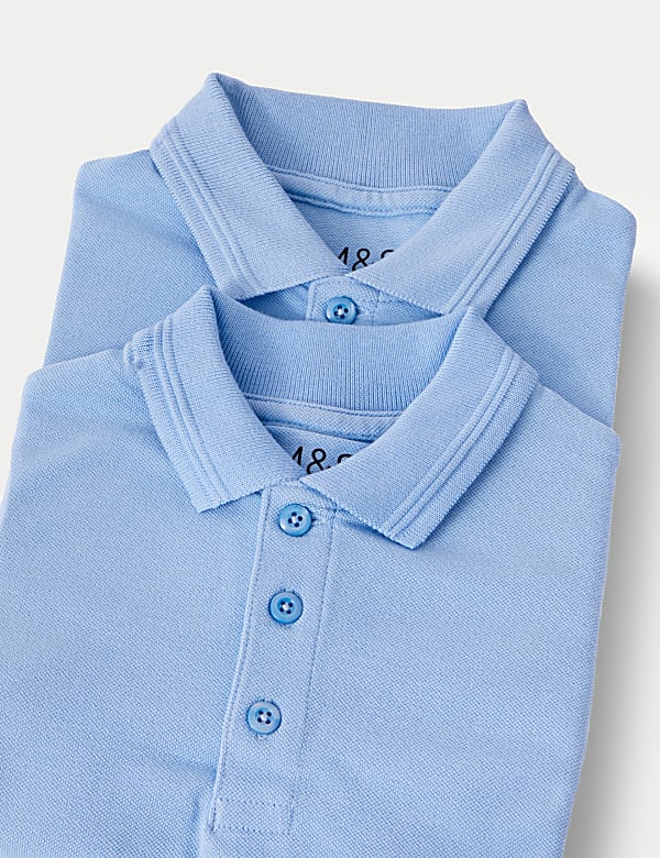2Pk Boys' Slim Fit Polo Shirts