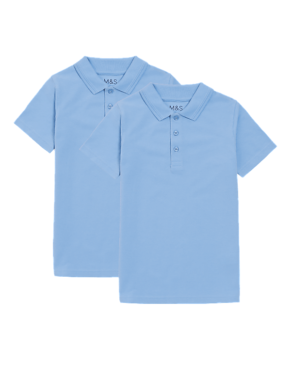 2Pk Boys' Slim Fit Polo Shirts