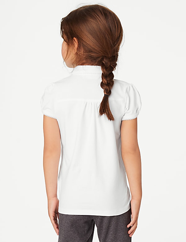 Lot de 2 polos filles en jersey, parfaits pour l’école (du 2 au 18 ans) - CA