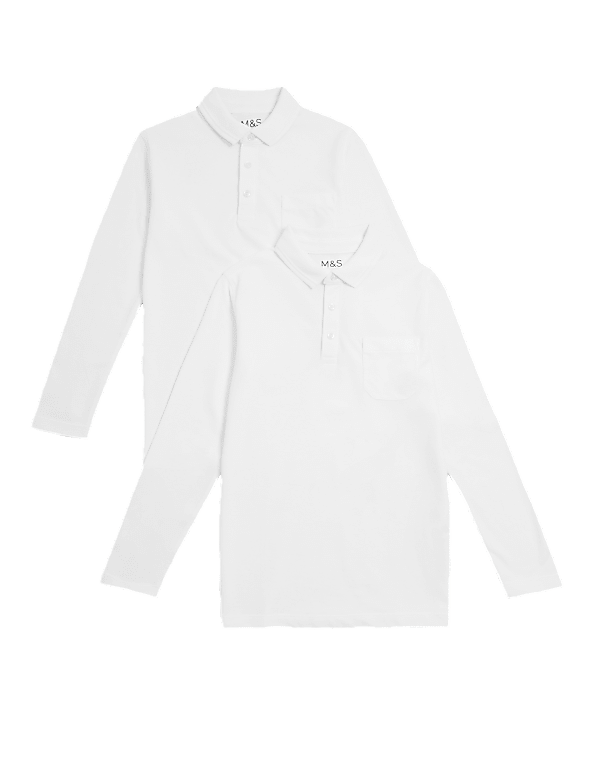 2Pk Unisex Easy Dressing Polo Shirts