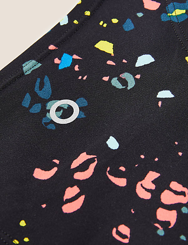 Printed Sports Crop Top (6-14 Yrs)