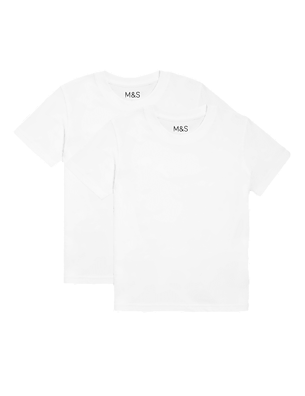 2Pk Unisex Pure Cotton T-Shirts