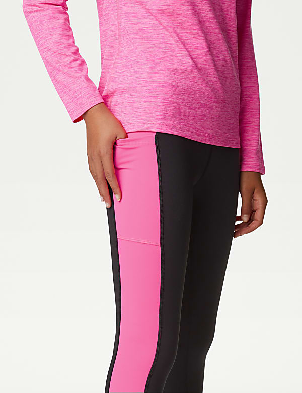 Colour Block Sports Leggings