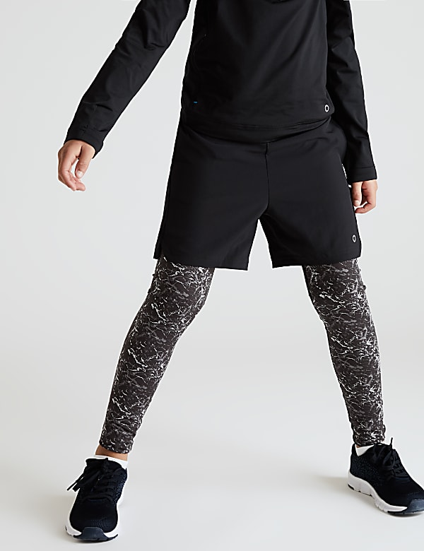 Active Shorts With Leggings