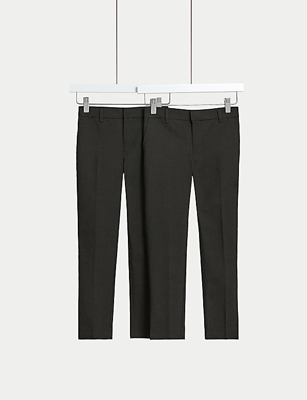 2pk Boys' Skinny Leg School Trousers (2-18 Yrs) - RO