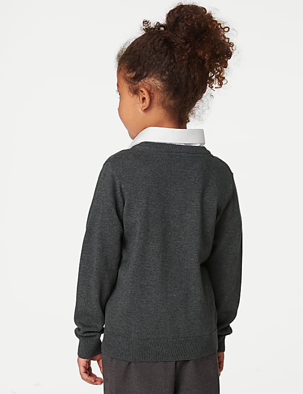 2pk Unisex Pure Cotton School Jumper (3-18 Yrs) - JO