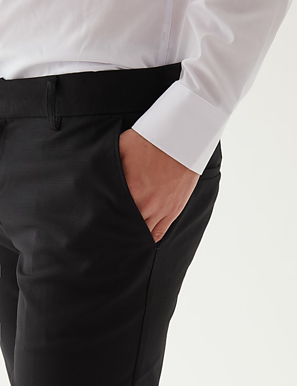 Chłopięce spodnie szkolne z wąską nogawką (2&ndash;18 lat) - PL