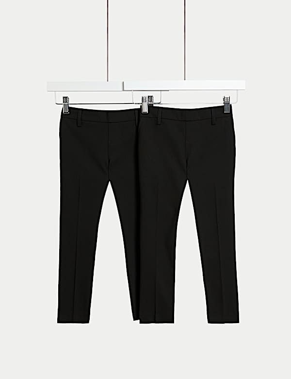 2pk Boys' Skinny Leg Stretch Trousers (2-18 Yrs) - AU
