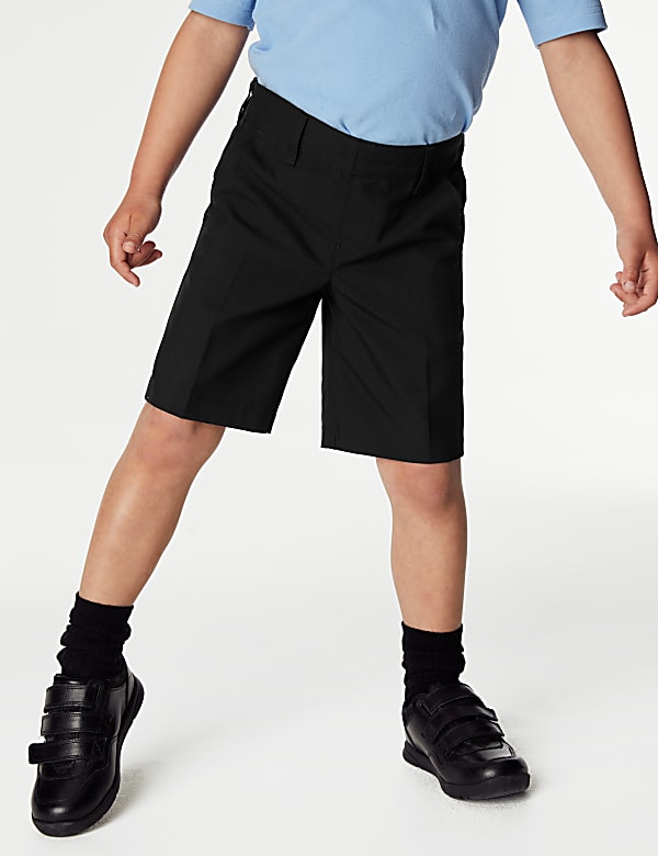 2pk Boys' Regular Leg School Shorts (2-14 Yrs) - SE