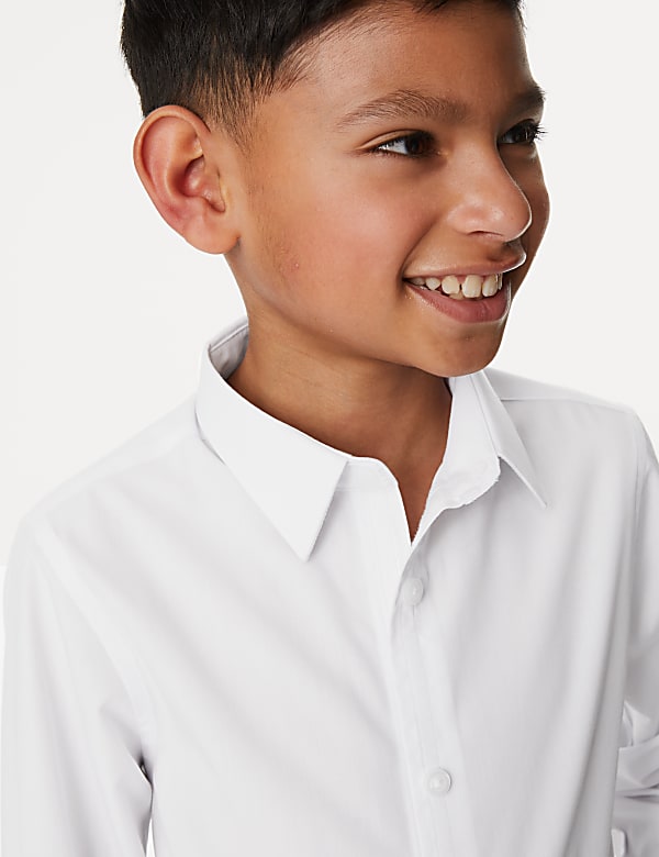 3pk Boys' Easy Dressing Easy Iron School Shirts (3-18 Yrs) - LT