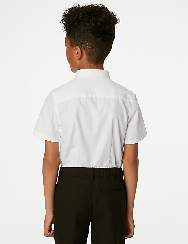 2pk Boys' Slim Fit Non-Iron School Shirts (2-18 Yrs) - IT