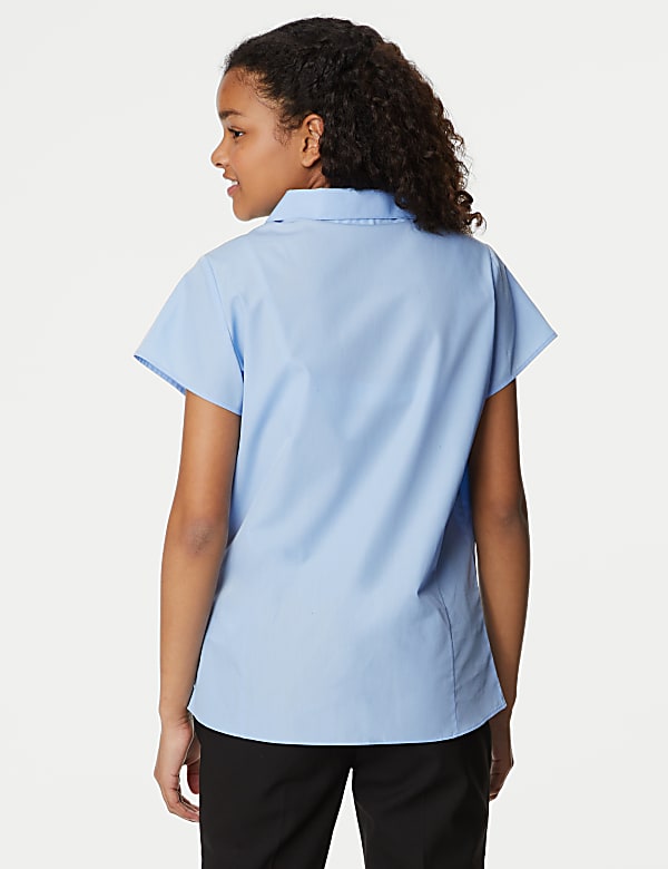 2pk Girls' Easy Iron Revere School Shirts (2-16 Yrs) - NL