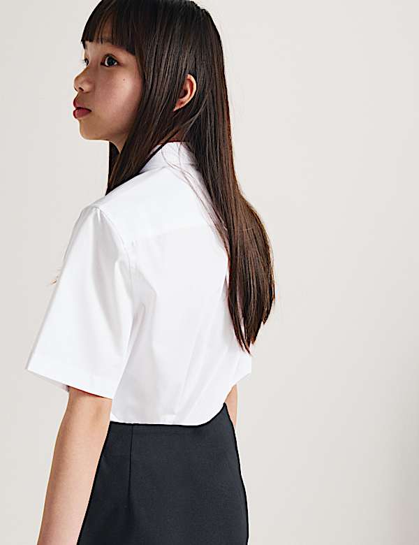 Pack de 3 camisas escolares de planchado f&aacute;cil para chicas (2-16 a&ntilde;os) - ES