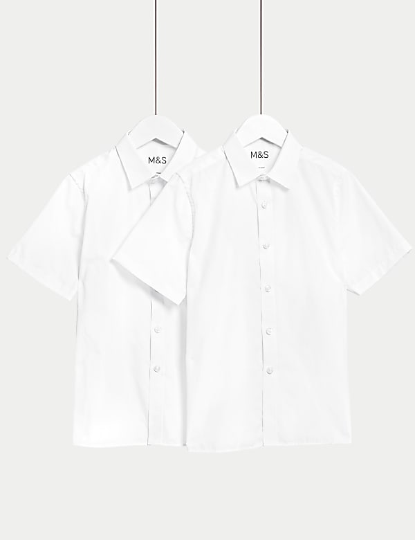 2pk Girls' Non-Iron School Shirts (2-18 Yrs) - LV