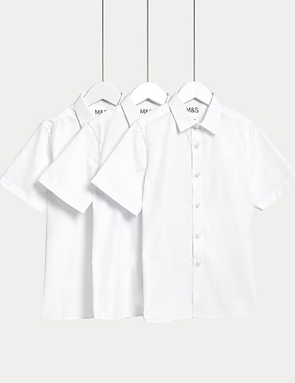 Pack de 3 camisas escolares fáciles de poner de planchado fácil para chicas (3-18&nbsp;años) - ES