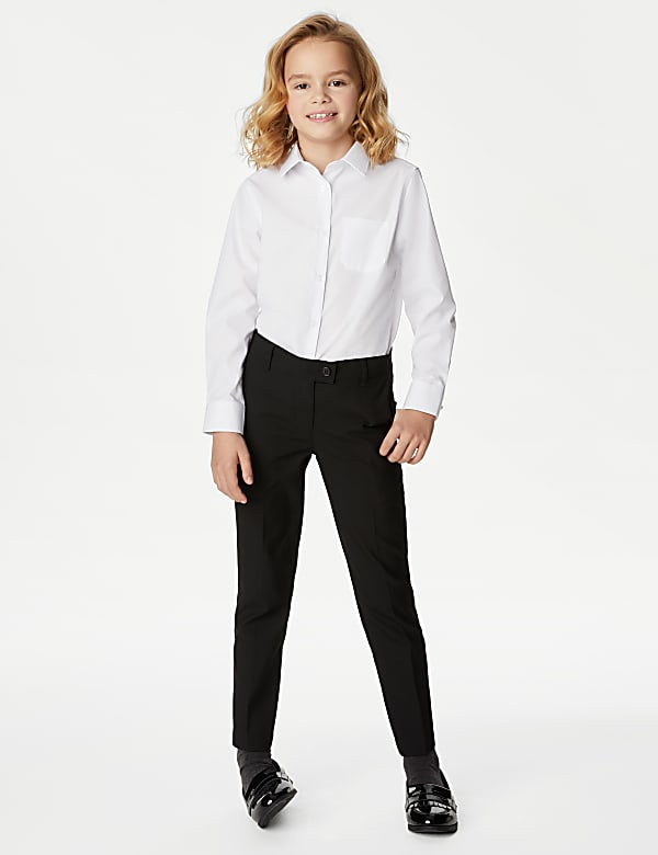 Sada 2 ks dívčích školních košil, nežehlivá úprava (2–18 let) - CZ