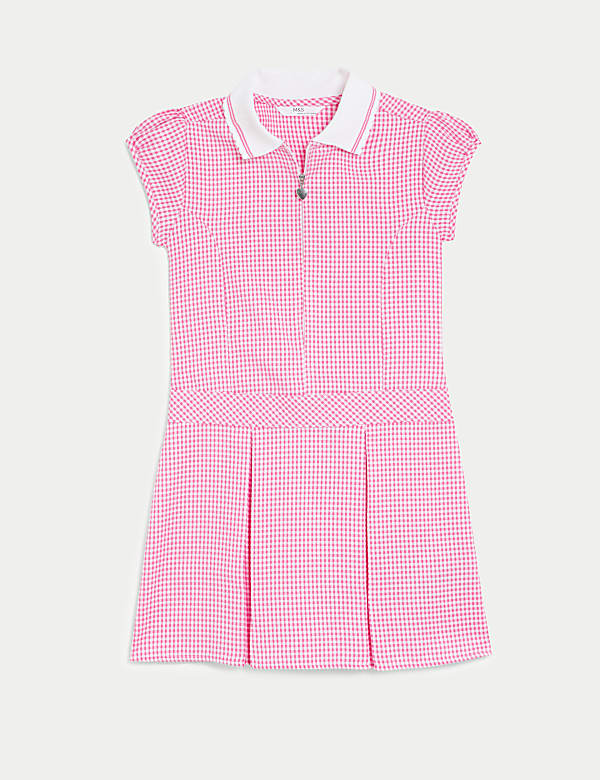 Robe pliss&eacute;e &agrave; carreaux Vichy, id&eacute;ale pour l&rsquo;&eacute;cole (du 2 au 14 ans) - FR