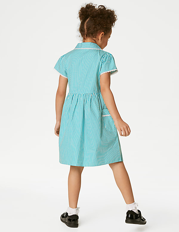 Robe 100&nbsp;% coton &agrave; carreaux Vichy, id&eacute;ale pour l&rsquo;&eacute;cole (du 2 au 14&nbsp;ans) - FR