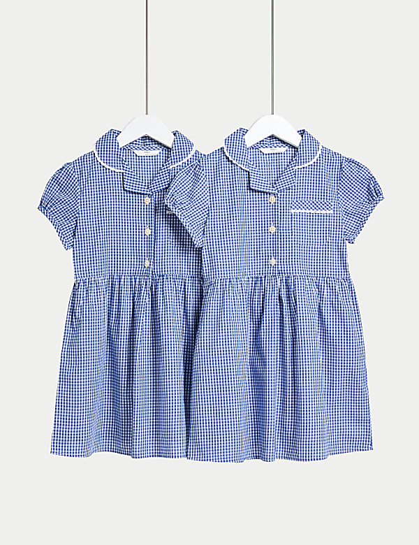 2er-Pack Plus Fit Schulkleider aus Gingham (2–15 J.) - AT