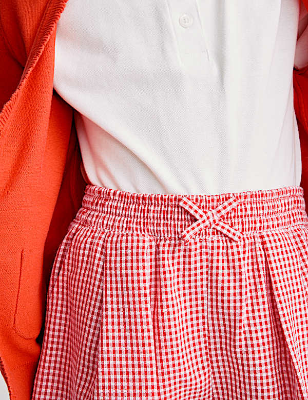 Girls' Gingham School Shorts (3-14 Yrs) - JE