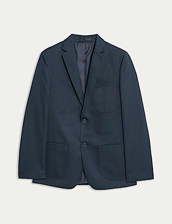 Senior Boys' Pure Cotton Regular Fit School Blazer (9-18 Yrs) - LU