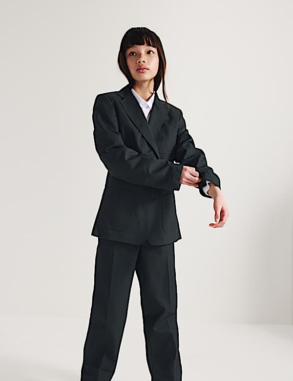 Blazer jeune fille coupe standard, id&eacute;al pour l&rsquo;&eacute;cole (du 9 au 18 ans) - FR
