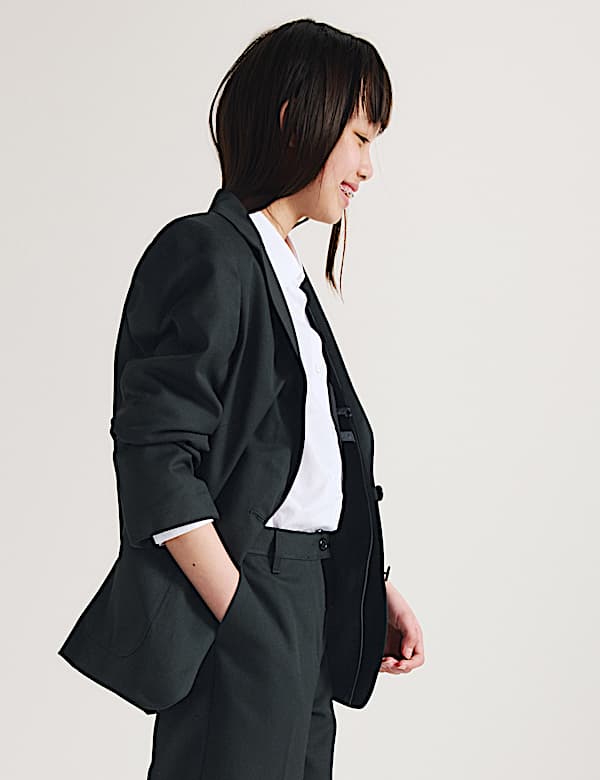 Blazer jeune fille coupe standard, id&eacute;al pour l&rsquo;&eacute;cole (du 9 au 18 ans) - FR