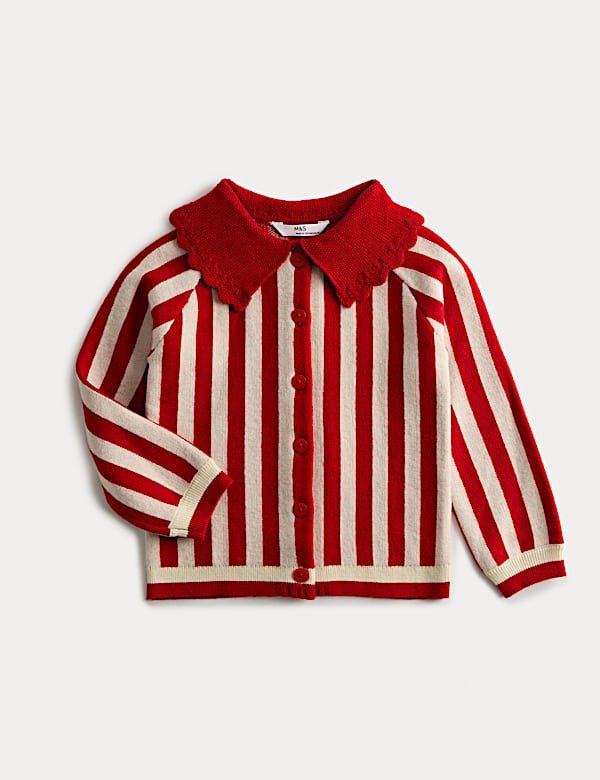 Candy Cane Cardigan (1-8 Yrs) - RS