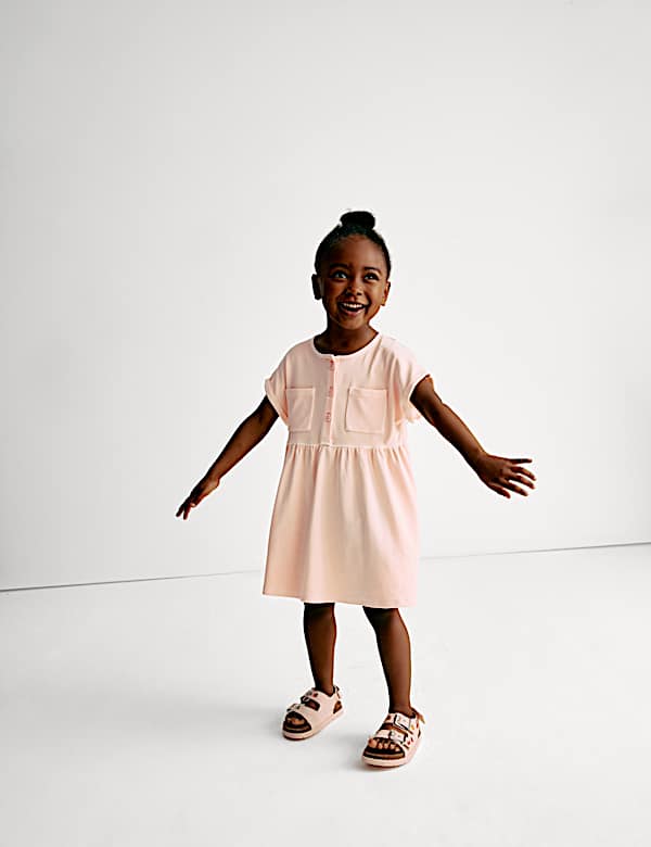 Cotton Rich Jersey Dress (2-8 Yrs)