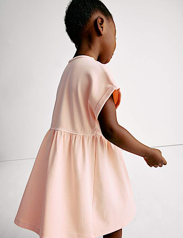 Cotton Rich Jersey Dress (2-8 Yrs)