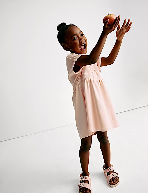 Cotton Rich Jersey Dress (2-8 Yrs)