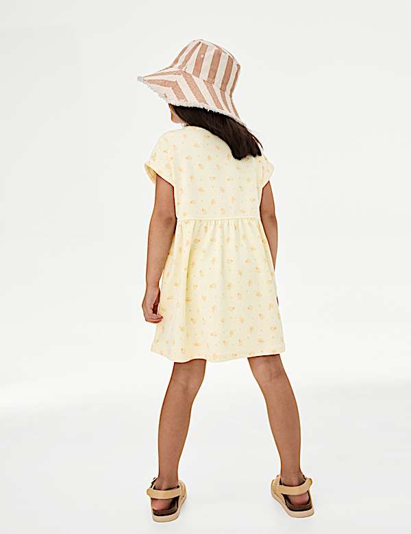 Cotton Rich Jersey Ditsy Floral Dress (2-8 Yrs)