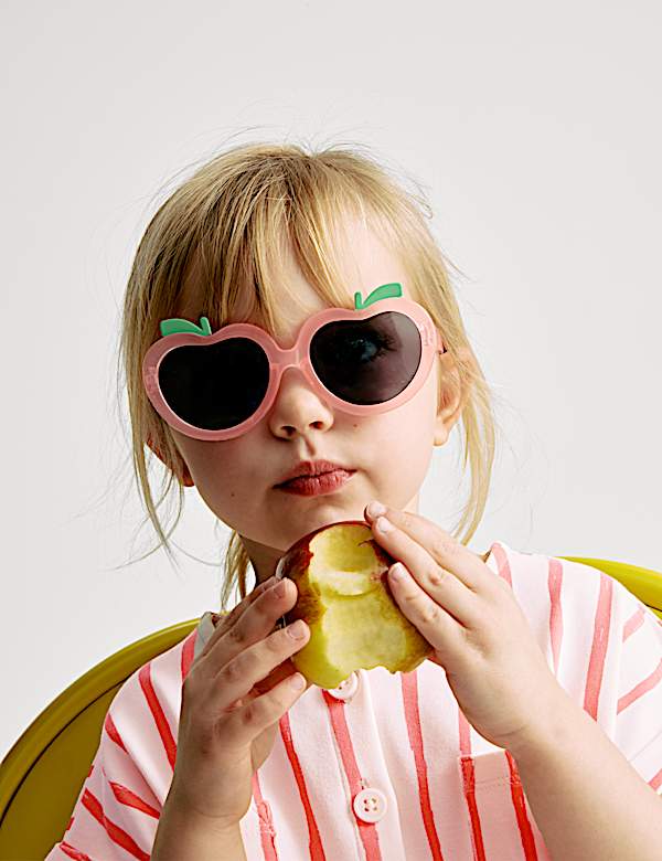 Cotton Rich Jersey Striped Dress (2-8 Yrs)
