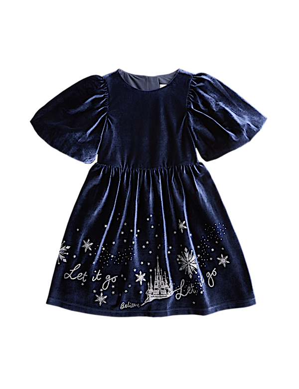 Frozen™ Velvet Dress (2-8 Yrs)