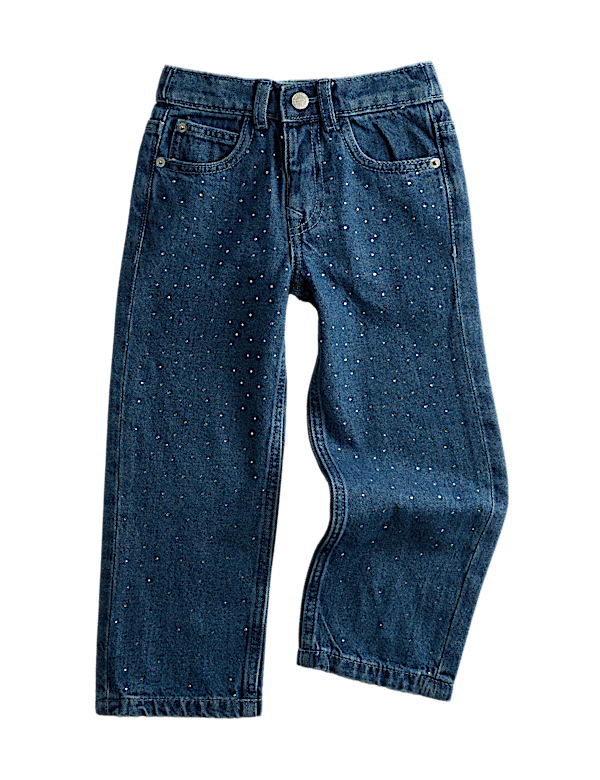 Denim Diamante Jeans (2-8 Yrs)