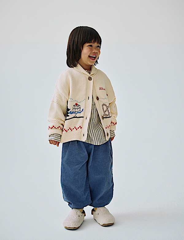 Pure Cotton Wonderful Cardigan (1-10 Yrs) - NZ