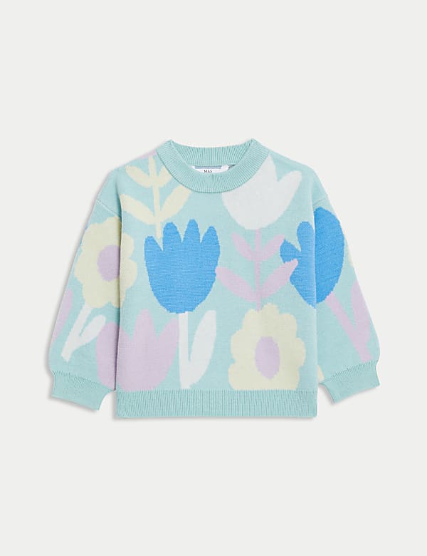 Floral Jumper (2-8 Yrs) - GR